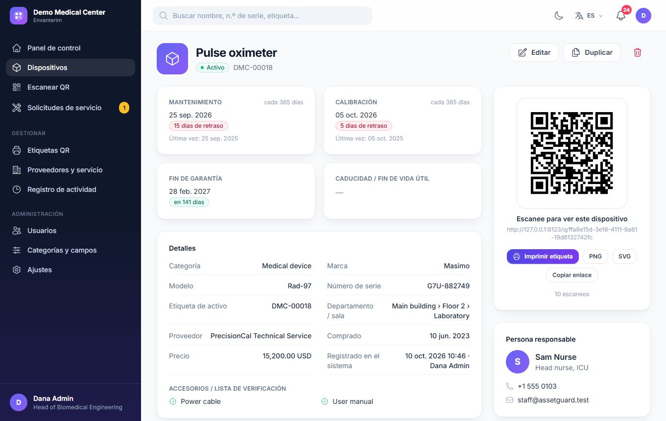 Siga los registros con calibración próxima