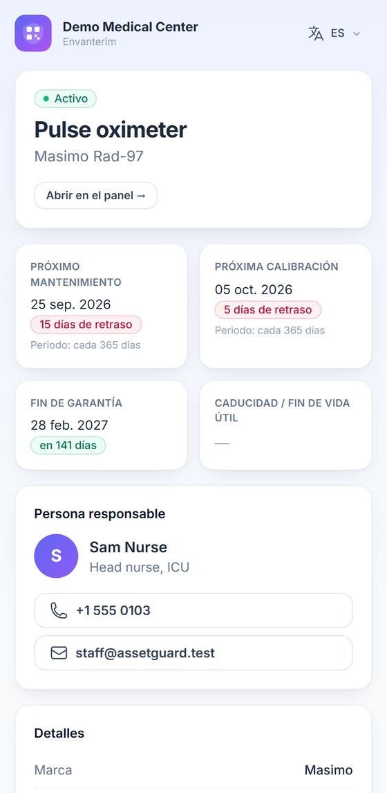 Acceso desde cualquier lugar con la app móvil